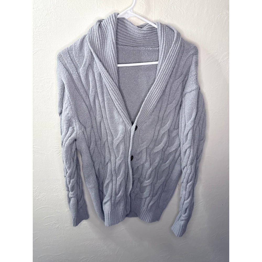 Men's Gray Cardigan